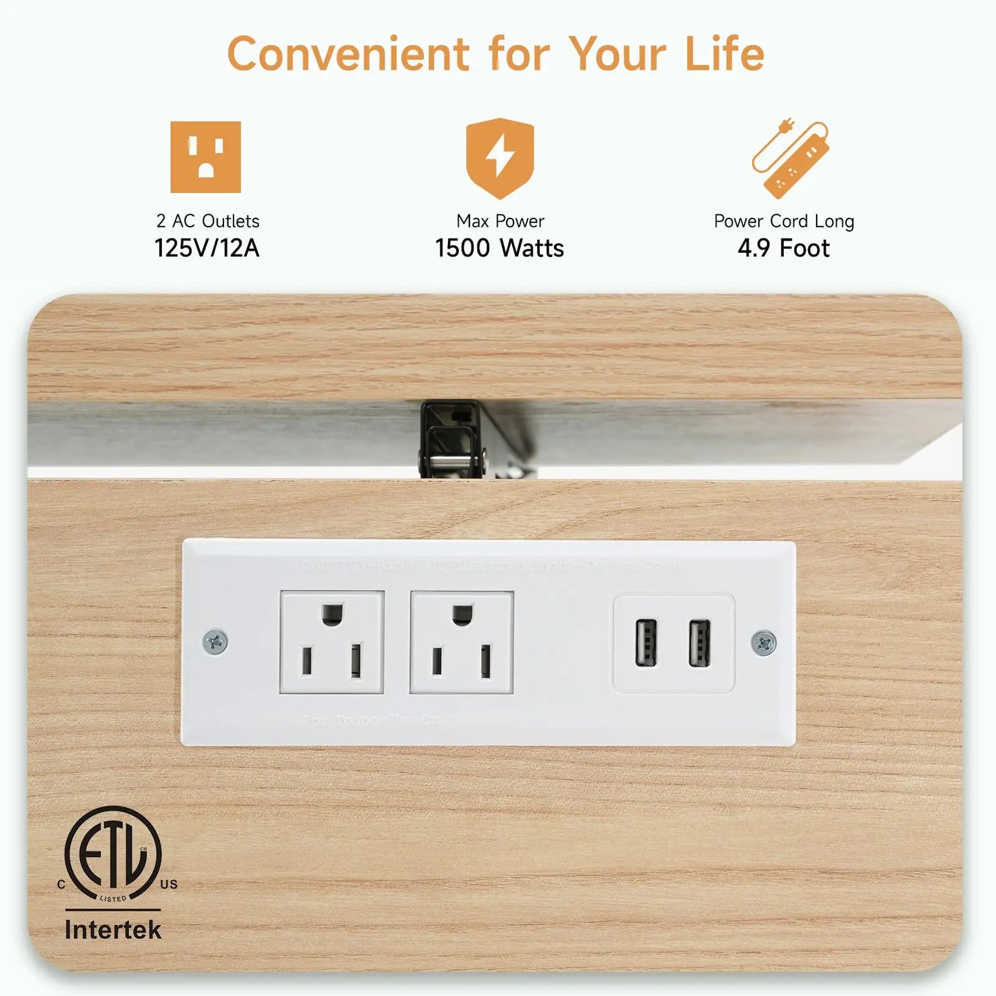 60" Mobile Kitchen Islands Rolling Trolleys Kitchen Island Table Drop Leaf Home Carts with Power Outlet Spice Towel Rack Trash