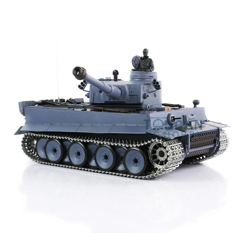 US Stock Boy Gifts 1/16 Heng Long TK7.0 German Tiger I RTR RC Tank Toy 3818 Upgraded Metal Version Model TH17239