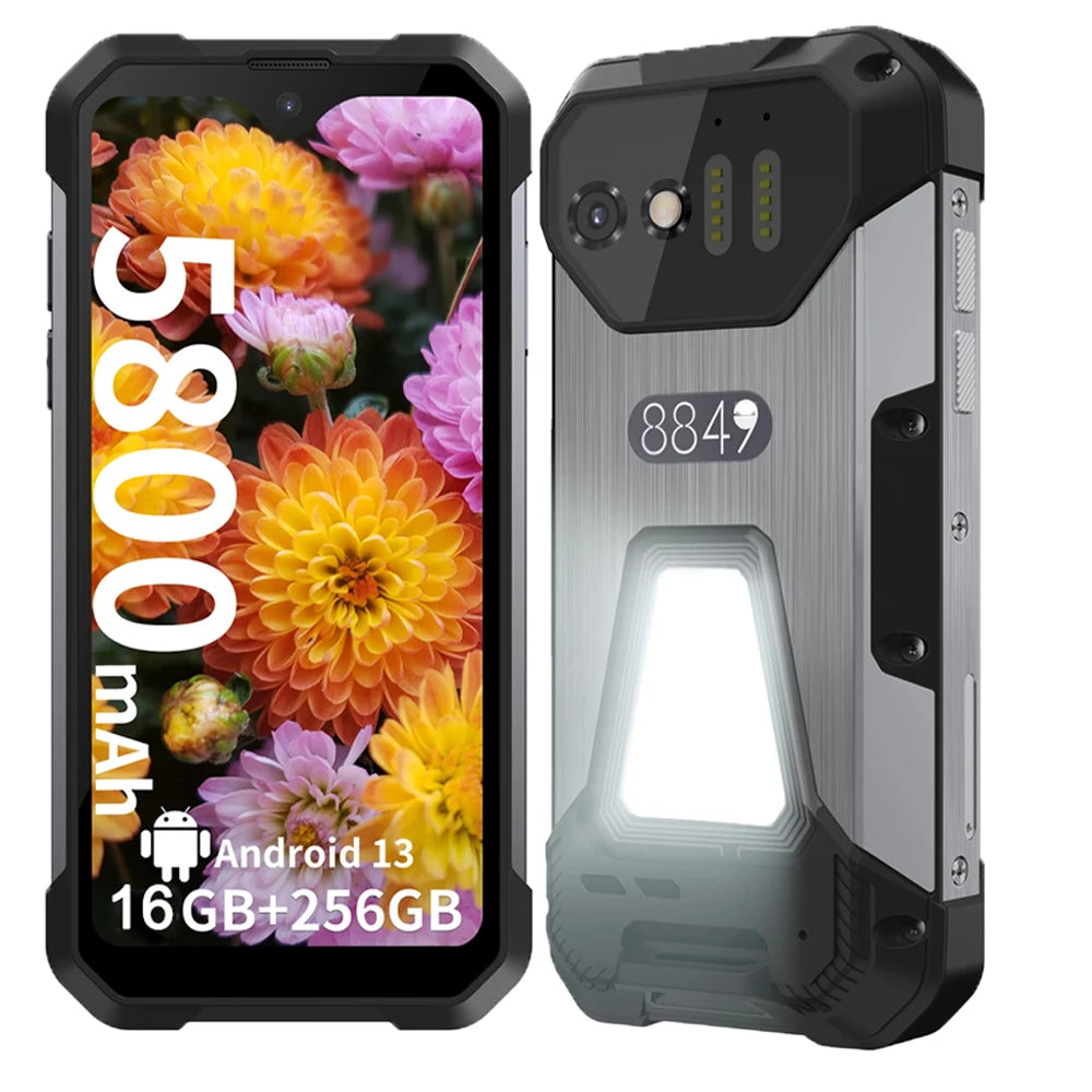 8849 Tank Mini Rugged Smartphone  4.3 inch 100MP Camera 256GB 16GB 5800mAh Android 13 CellphoneWaterproof Mobile Phone
