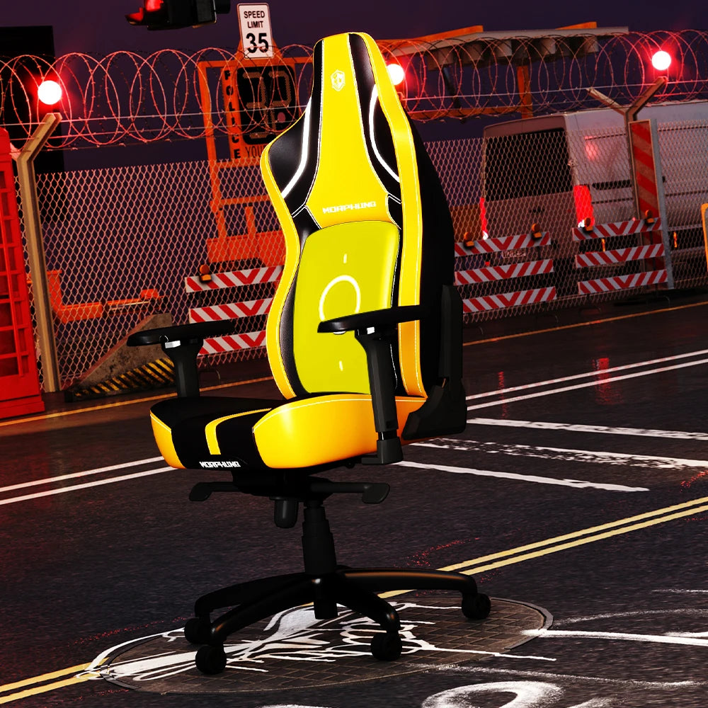 Morphling Ergonomic Gaming Chair,Adjustable Office Computer Chair with Dynamic Lumbar Support and Thicken Seat,Enlarge