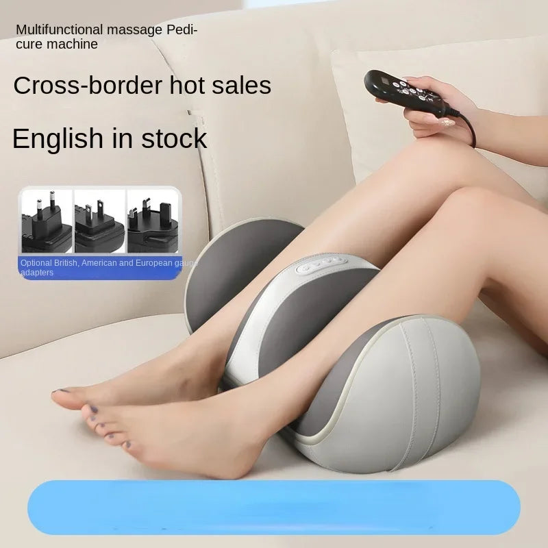 Calf Massager Remote Control Hot Compress Kneading The Soles of The Feet Home Leg Massager Multifunctional Foot Massage