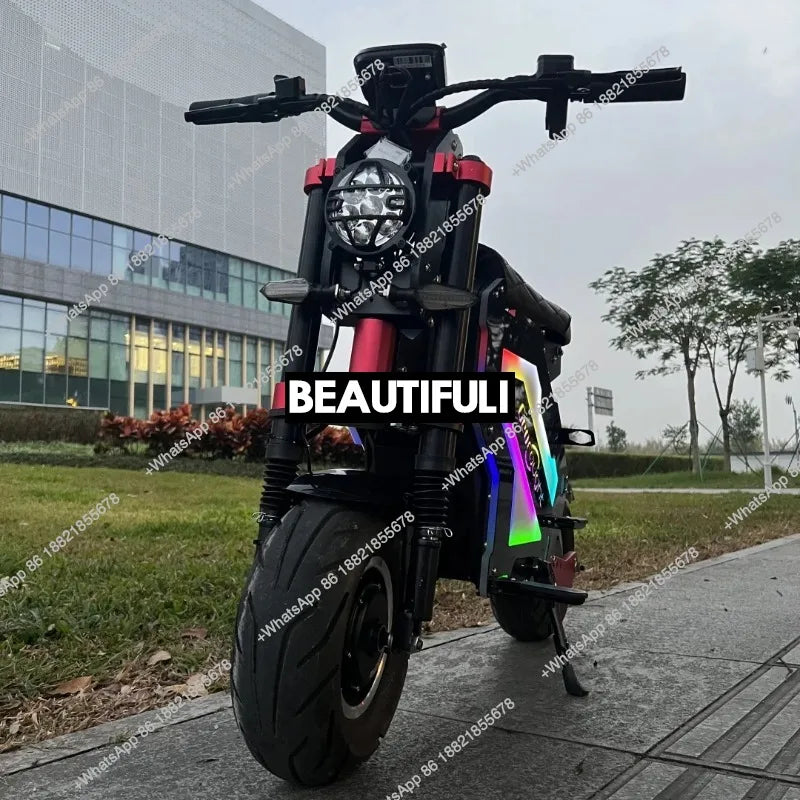 Seated Electric Scooters Off-Road 72V 60V 52V 10000W 15000W 7000W 5000W Dual Motor Electric Bike Adult