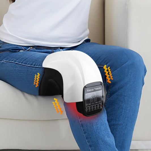 Infrared Heating Knee Massager Electric Air Pressure Shoulder/Elbow/Knee Massage Physiotherapy Kneecap Joint Muscle Relaxation