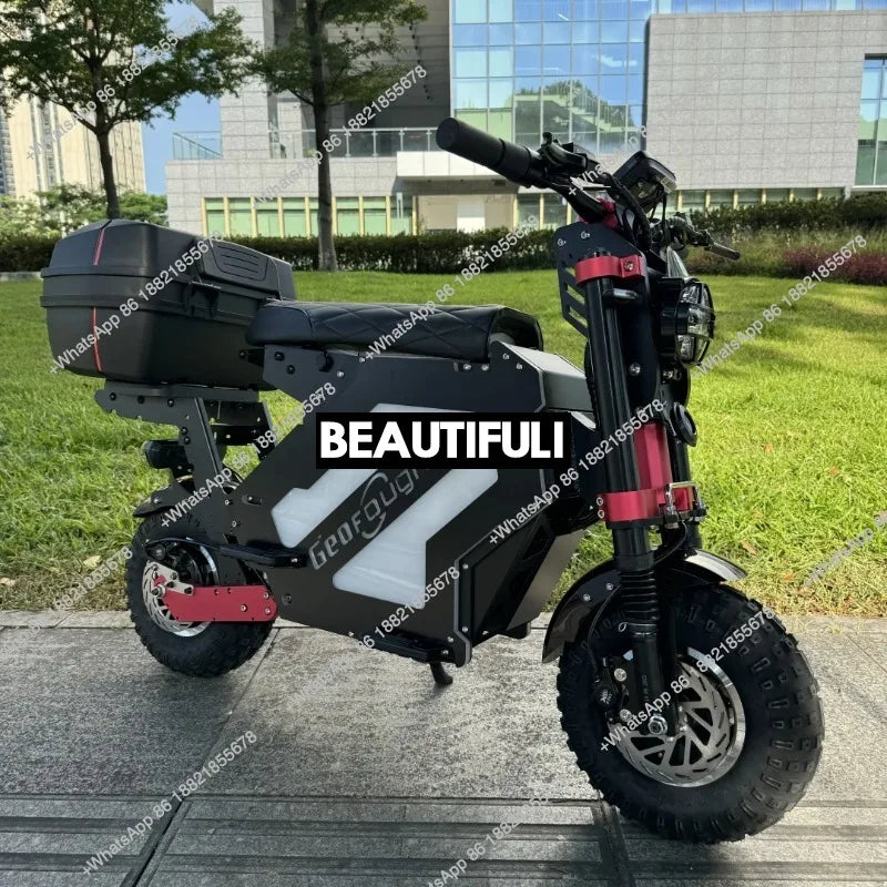 Seated Electric Scooters Off-Road 72V 60V 52V 10000W 15000W 7000W 5000W Dual Motor Electric Bike Adult