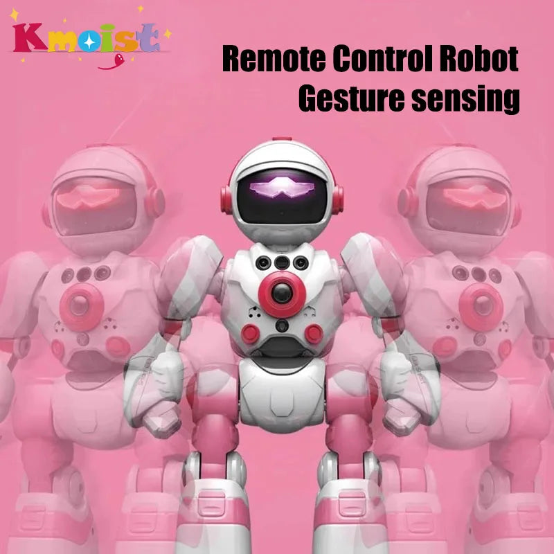 RC Robot Remote Control Toy Robot Intelligent Voice Dance Command Touch Robot Light Music Children Electric Toy Birthday Gifts