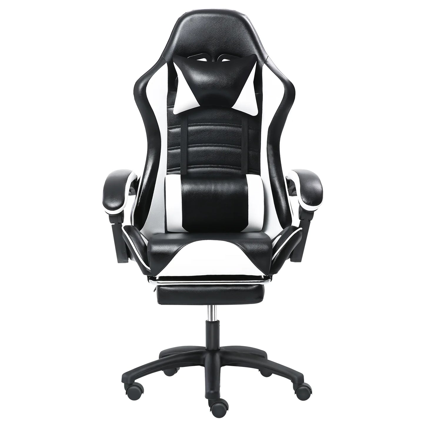 Ergonomic Gaming Chair for Adults, Comfortable Computer Chair for Heavy People, Adjustable Lumbar Office Desk Chair with Wheels,