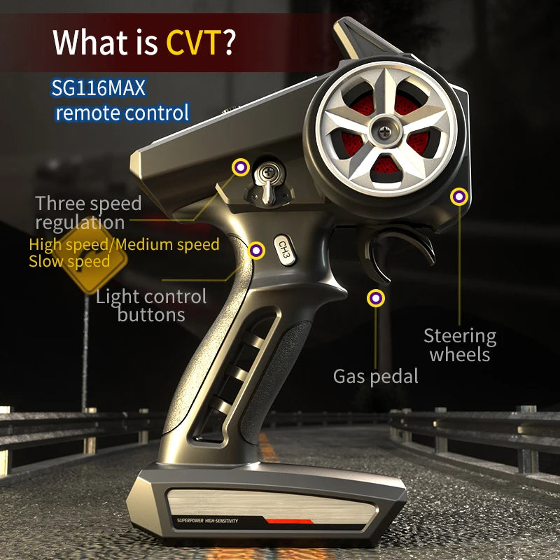 SG116 MAX 1:16 High Speed Drift Racing Car 80KM/H Brushless Motor 4WD SG316 MAX RC Off Road Car Monster Trucks Toy For Kids Gift