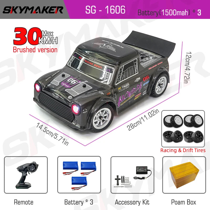 SG1607 SG1605 SG1606 UD1607 UD1608 Pro 1/16 RC Car High Speed 2.4G Brushless 4WD Drift Remote Control Racing Car toys For Boys