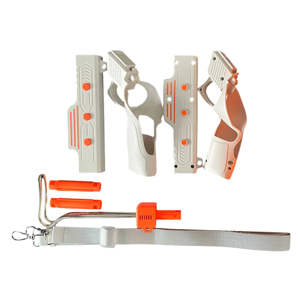 VR Controller Stock Rifle Adapter VR Shooting Game Accessories Shooting Controller Handle Controller Grips for Meta Quest 3/3S