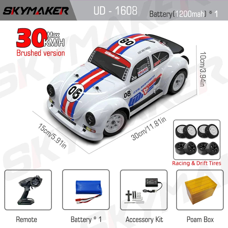SG1607 SG1605 SG1606 UD1607 UD1608 Pro 1/16 RC Car High Speed 2.4G Brushless 4WD Drift Remote Control Racing Car toys For Boys