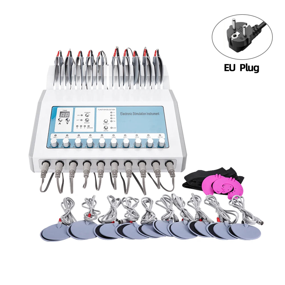 S718 Microcurrent EMS Electric Body Slimming Machine Fat Burning Bio Beauty Massager Weight Loss Electro Myostimulation Device