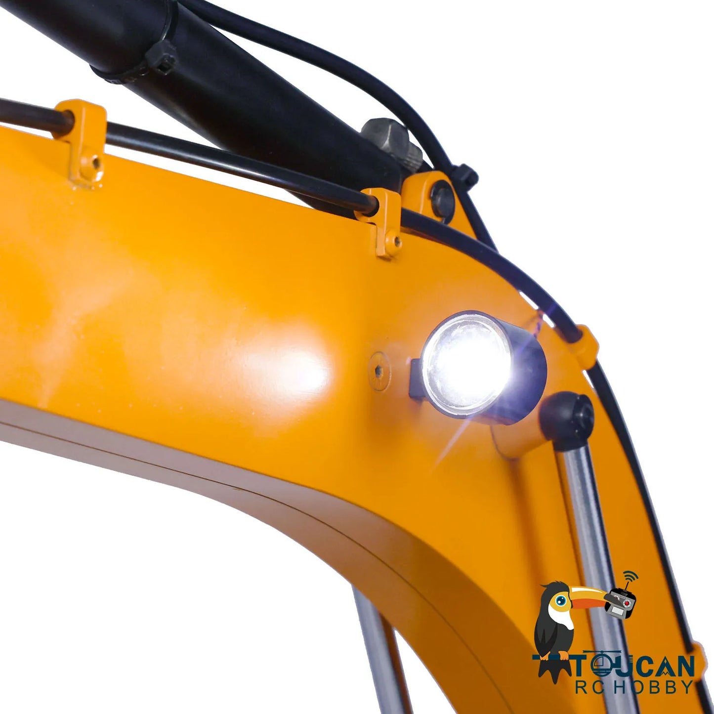 US Stock JDM 1/12 Hydraulic RC Excavator Model Painted Assembled with Pump Tracks Light Radio Control Construction Toy TH18484