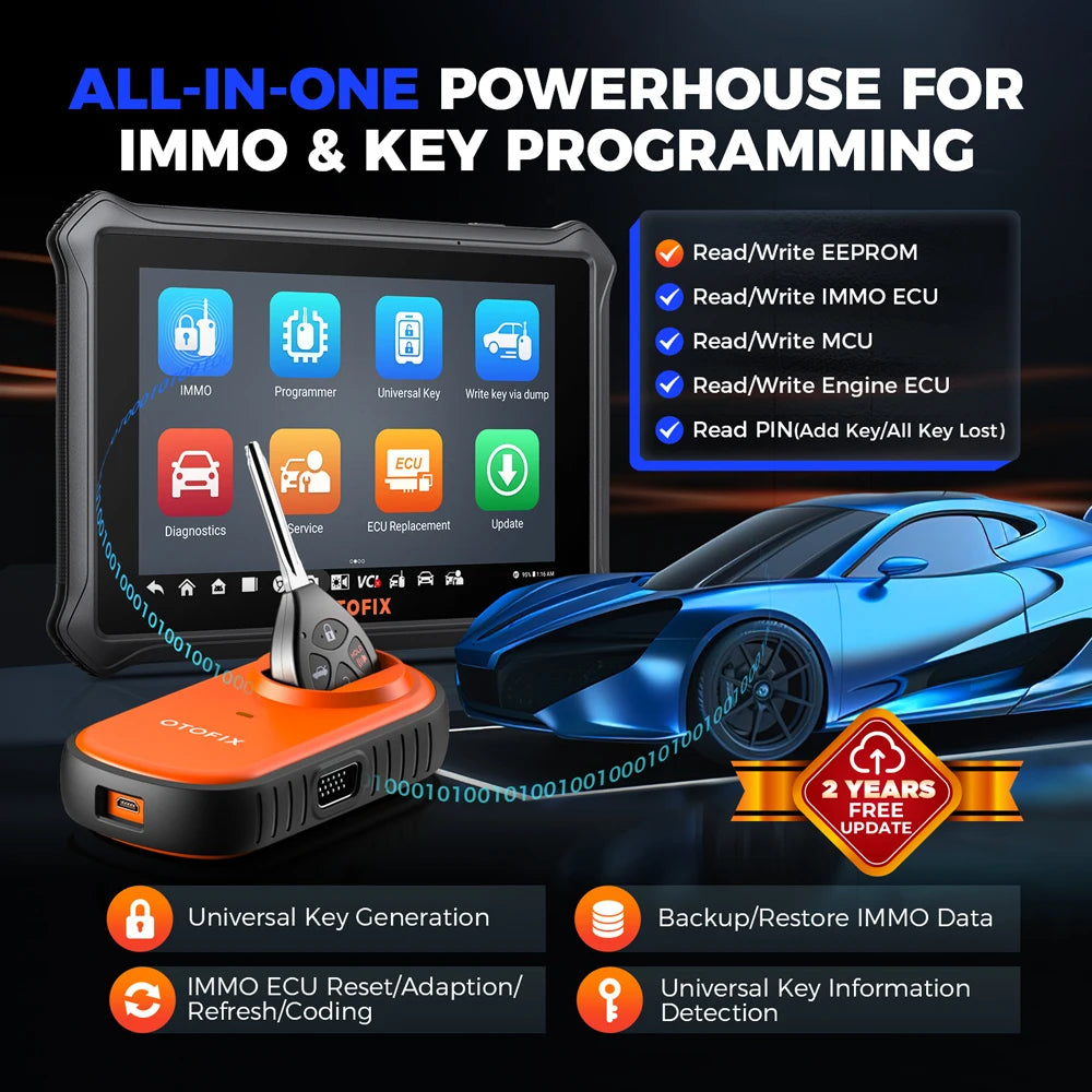 Key FOB Programming Tool OTOFIX IM1 Diagnostic Tool 2 Year Free Update XP1 Key Programmer Full IMMO Service Diagnostic scan Tool