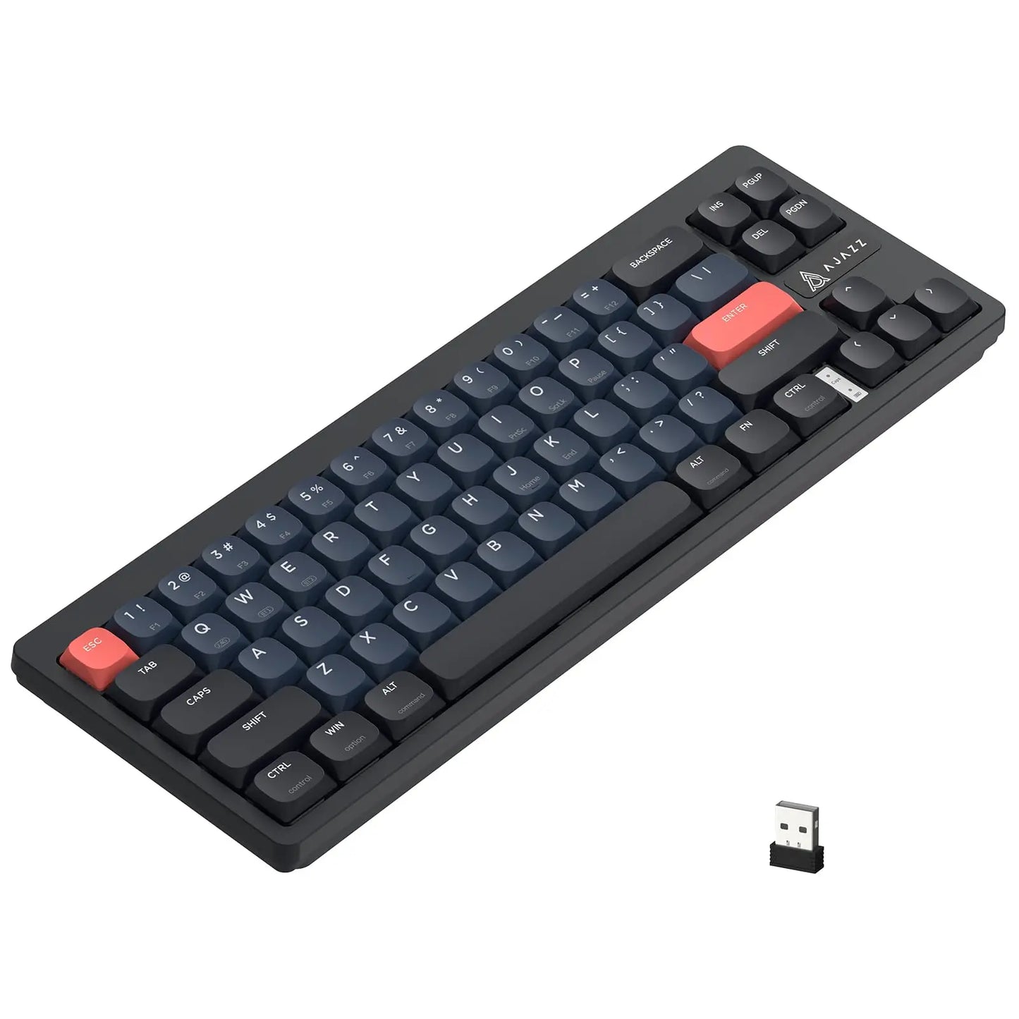 AKL680 Mechanical Keyboard, Wireless Keyboard, Color Match Ultra-Thin Gaming Keyboard, Dual Mode Bluetooth 5.0 & 2.4G