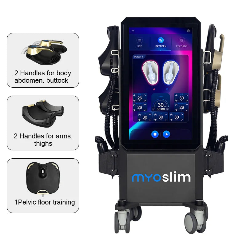 Ultra EMS Body Sculpting Machine Upgrade 6500W myoslim RF ABS Muscle Stimulator Professional Abdominal Muscle Building Slimming