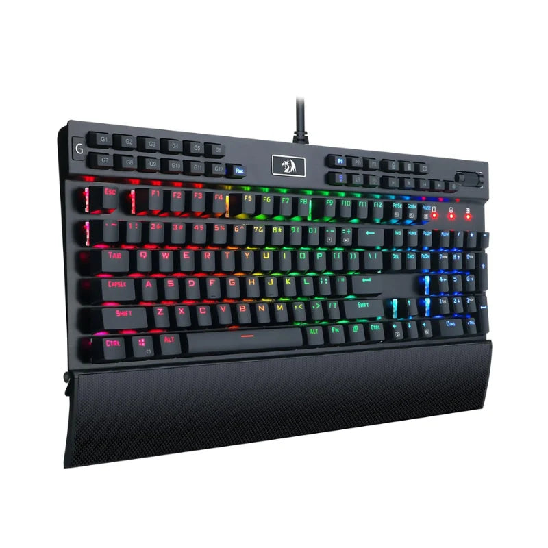 Redragon K550 RGB Gaming 104 Keys + 12 Macro G Keys Wired Mechanical & Wrist Rest Keyboard