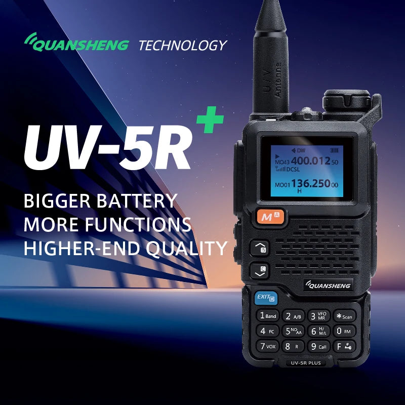 UV5Rplus walkie-talkie full-band aviation band hand-held outdoor automatic one-button frequency matching