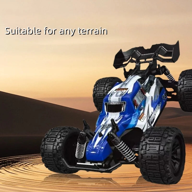 Brand-new dual-shell illuminated off-road remote control car, four-wheel drive high-performance toy car with cool lights, suitab