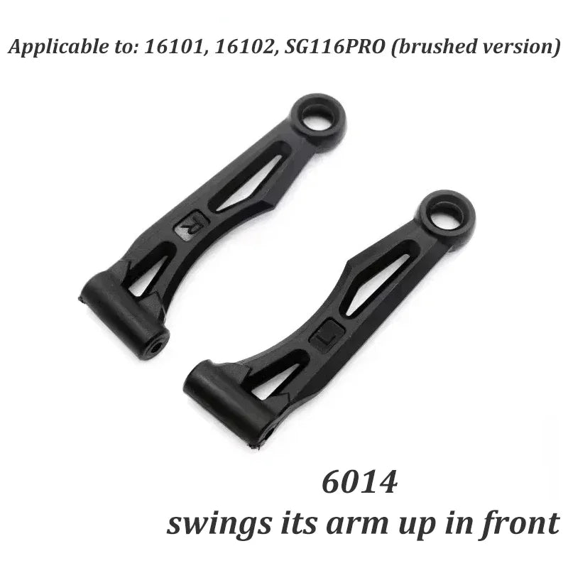 SCY 16101 16102 SG116PRO High-speed 50KM/H RC Original Parts Vehicle, Screw Rocker Arm, Steering Tie Rod Transmission Shaft Gear