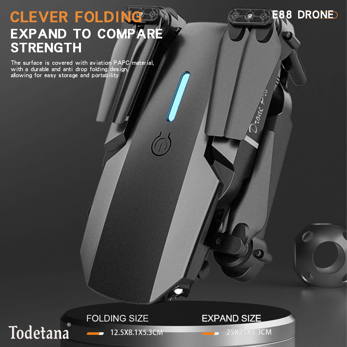 High - Performance Drone for Aerial Imaging, with Real - Time HD Transmission, Adjustable Up - Down Lens, and 100m Remote Contro