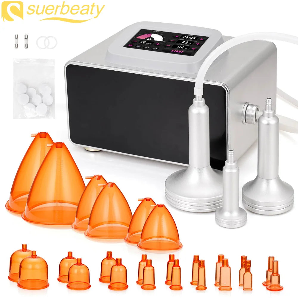 buttocks vacuum machine Upgraded Better thermal conductivity and durability stainless steel vacuum therapy machine
