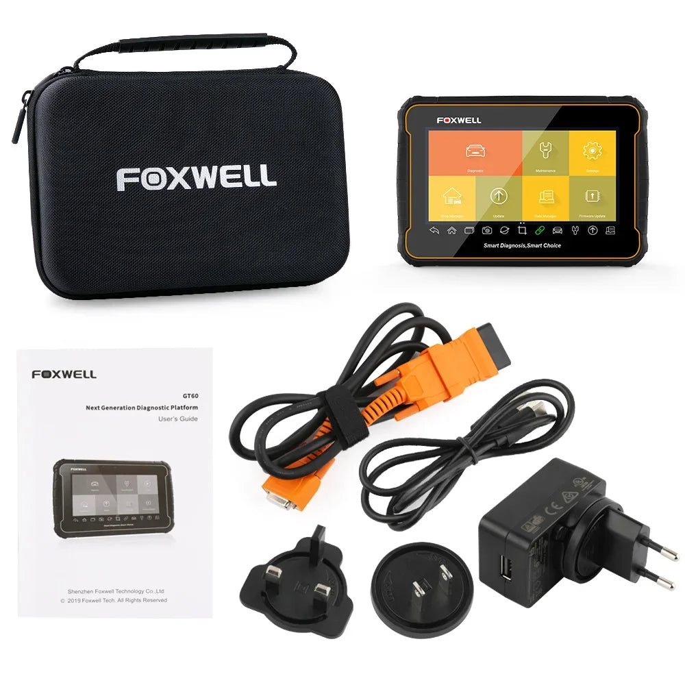 Foxwell GT60 OBD2 Automotivo Scanner 24+ Reset ABS SAS TPMS Reset ODB 2 OBD2 Scanner Bluetooth All System Diagnostic Tool