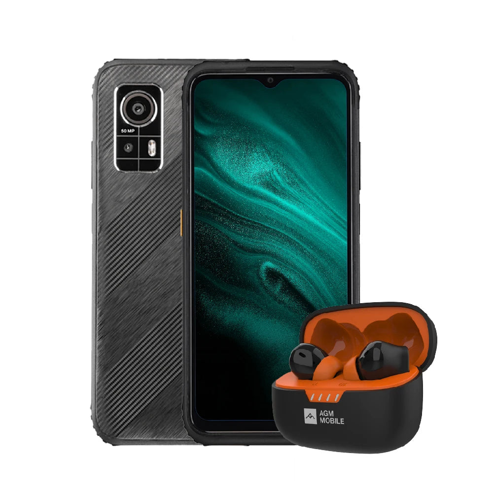 AGM H6 Rugged Smartphone  50MP Camera, 8GB+256GB, 90Hz 6.56' FHD+ Display Waterproof/Dustproof/Shockproof - Endurance Battery