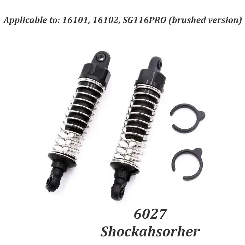 SCY 16101 16102 SG116PRO High-speed 50KM/H RC Original Parts Vehicle, Screw Rocker Arm, Steering Tie Rod Transmission Shaft Gear