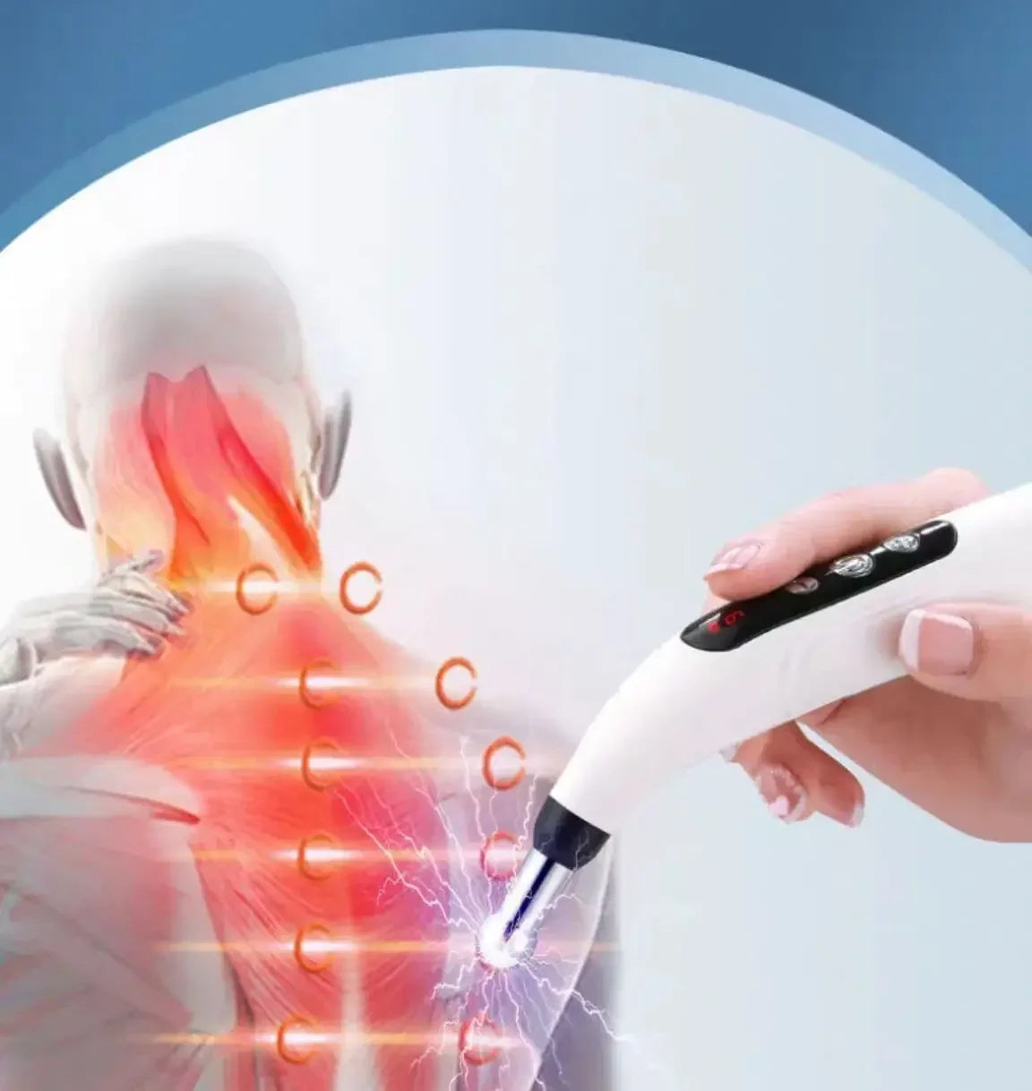 Professional EMS Muscle Electrostimulator Physiotherapy Tens Machine Body Massager + Electronic Acupuncture Energy Massage Pen