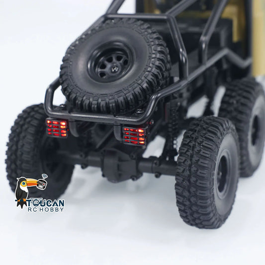 US Stock Hobby Plus 1/18 6x6 RC Rock Crawler Remote Control Electric Off Road Toy Car Vehicle for Adults Hobby Crawling Gifts