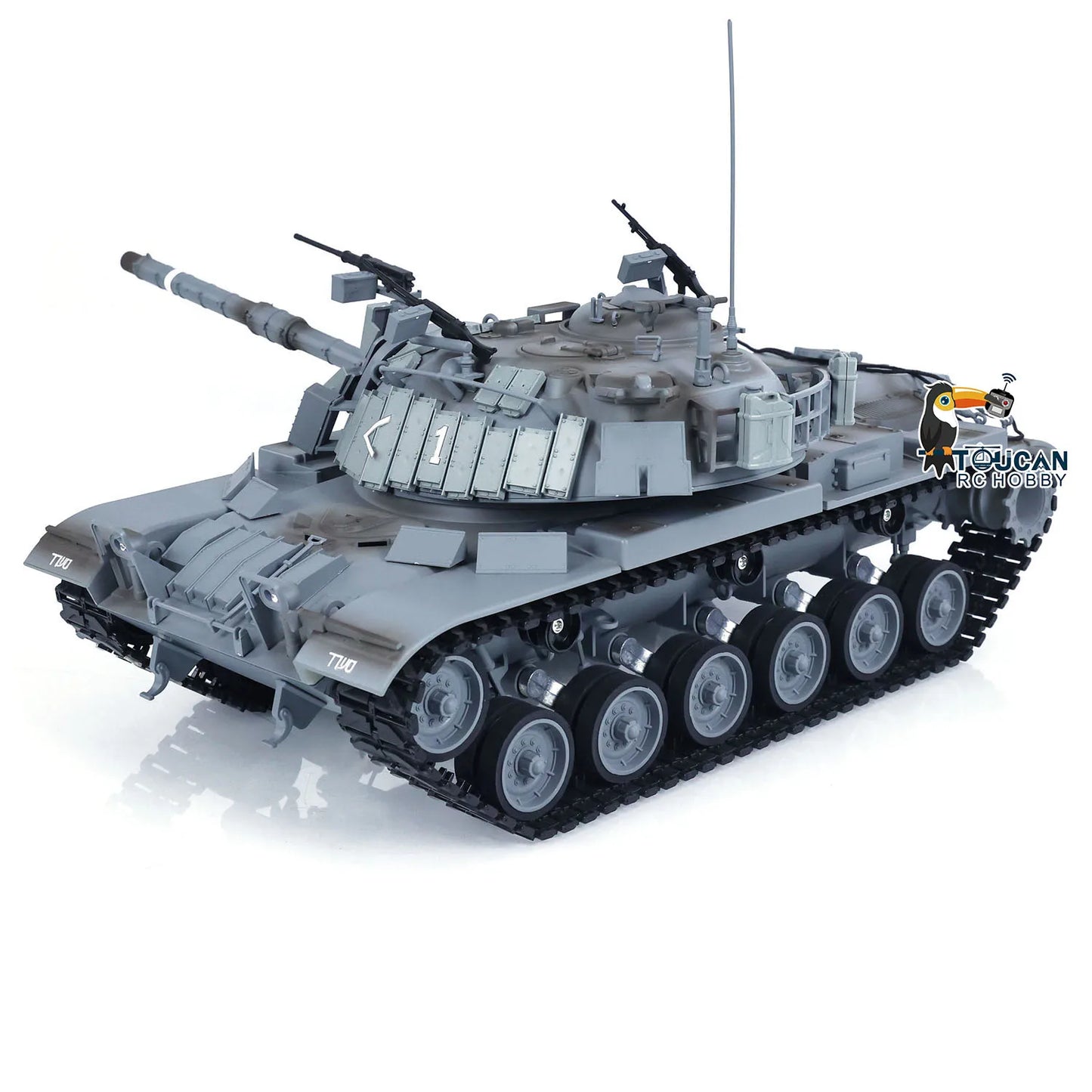 Plastic 1/16 Tongde M60W ERA RC Tank RTR with Infrared Battle BB Motor Remote Control Military Model for Collectors Beginners