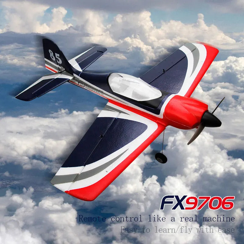 5CH FX9706 RC Plane 580MM Fixed Wing Glider 3D/6G Remote Control Aircraft 2.4G Brushless Motor Fighter Model Toys for Children