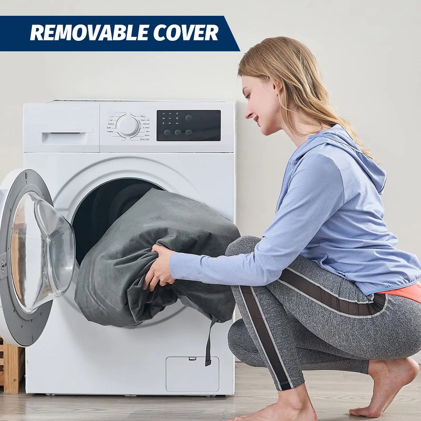 WESTTUNE Memory Foam Mattress CertiPUR-US Portable Roll Up Cot Bed for Home Camping Sleeping Pad Car Mat with Travel Bag