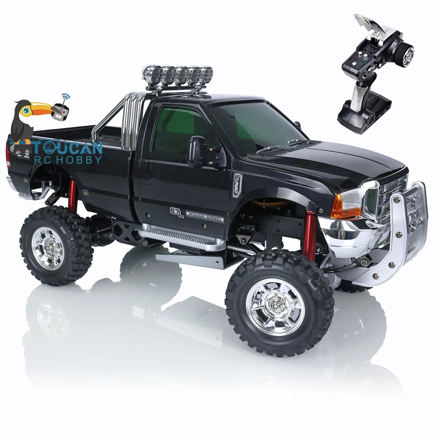 US Stock HG P410 1/10 4x4 RC Pickup Truck 2.4G Radio Control Rally Crawler Motor ESC High Speed Racing Toy TH16939-SMT4