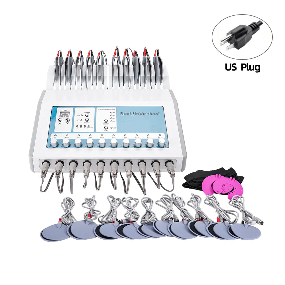 S718 Microcurrent EMS Electric Body Slimming Machine Fat Burning Bio Beauty Massager Weight Loss Electro Myostimulation Device