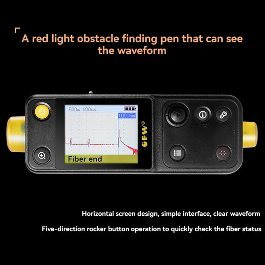 Ofw Optic Fault Finder 20KM Handled Optical Time-Domain Reflectometer 10mw VFL Fiber Ranger FTTB FTTH Breakpoint Tester Meter