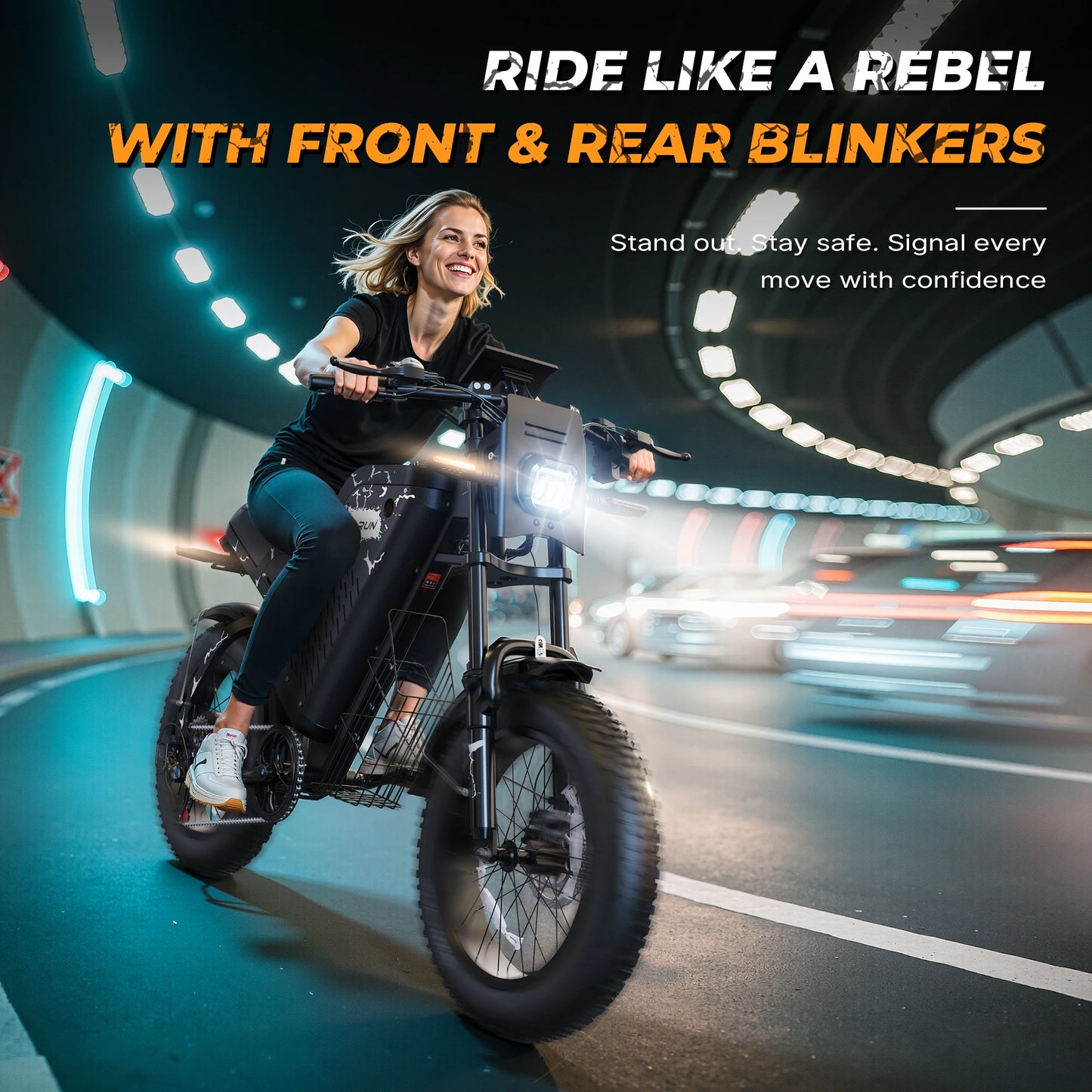 Varun X-Plorer Rapto Adult Electric Bike, 1000W Peak Power, 48V 20.8Ah, 20"x4 Fat Tire, 28MPH, E-bike UL 2849, 1 Year Warranty