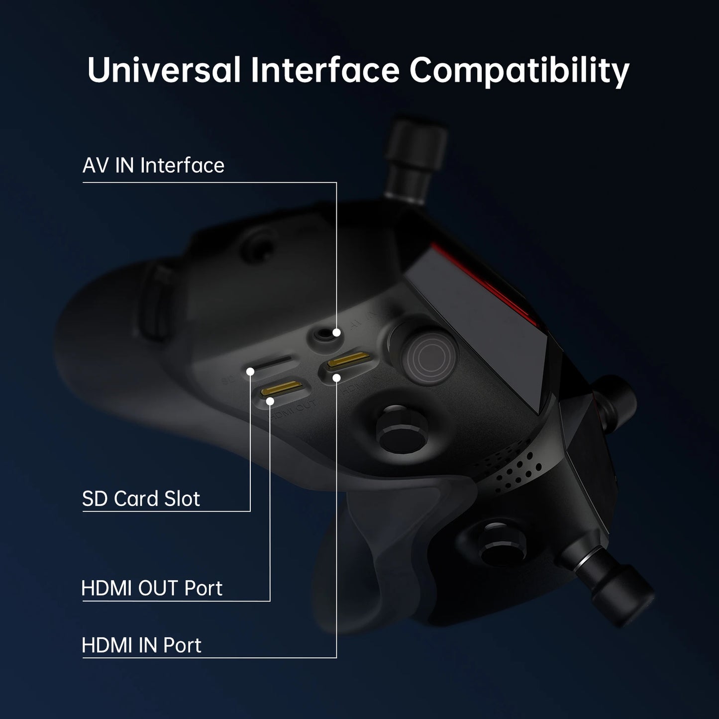 CADDXFPV Walksnail Avatar HD Goggles X 5.8GHz Steadyview Receiver Head Tracker 1920*1080 FPV Goggles Video Glasses for RC Drone