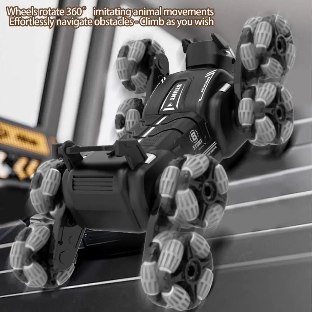 2.4GHz New Remote Control Robot Dog Gesture Sensing Smart Interactive Stunt Dog With RC Stunt Dog Car Toy Walking Smart Toy Gift