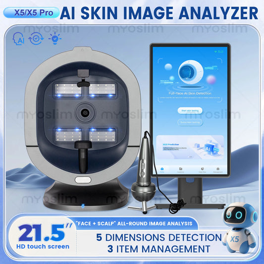 3D Magic Mirror Facial Skin Analysis And Detection Device Multi Spectral Imaging Technology 21.5-inch HD Touch Screen BEST