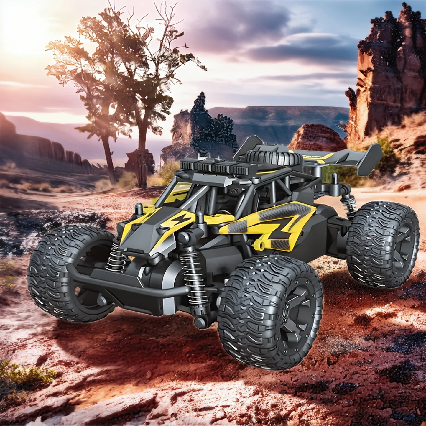 American Popular, Children Remote Control Toy Car, LED Light SUV, 2 Color Options, Outdoor Boys And Girls Game Game Toy Remote C