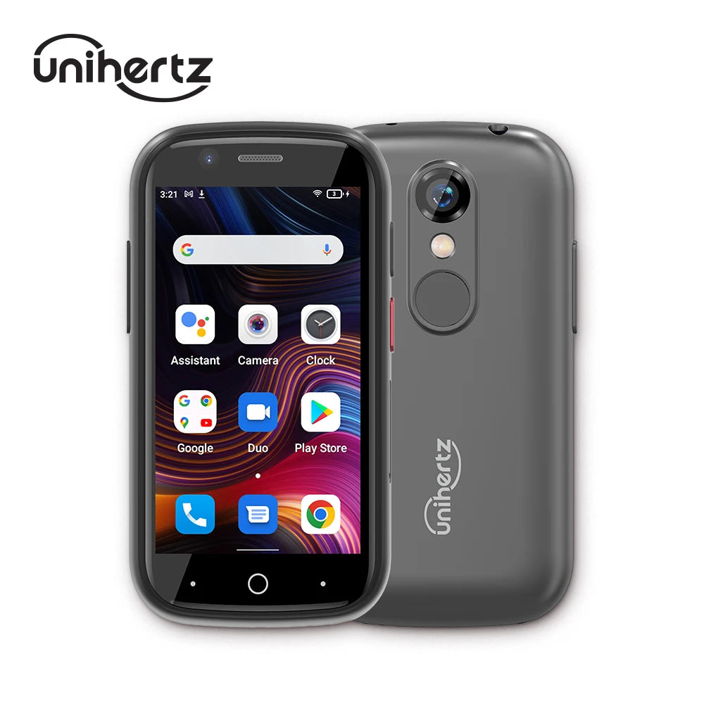 Unihertz  Jelly 2E Mini 4G Android 12 Unlocked Smartphone 4+64GB With SD Card Silver Grey And VoLTE HD Voice Support