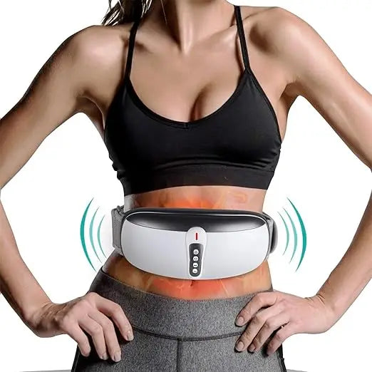 Portable Abdominal Massager for Weight Loss with 4 Vibration Modes, Heating, and Blood Circulation Improvement