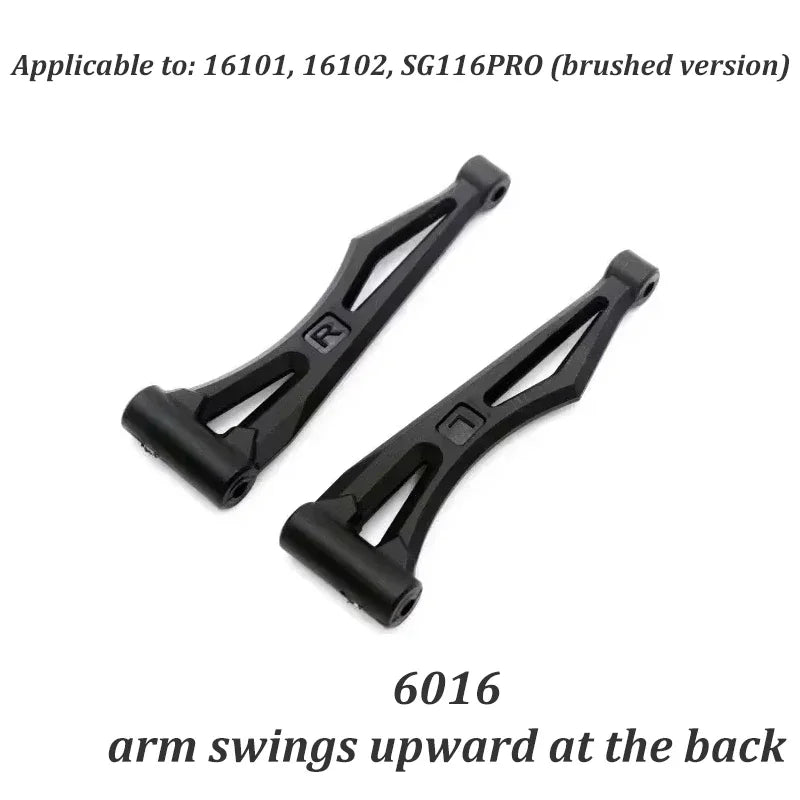 SCY 16101 16102 SG116PRO High-speed 50KM/H RC Original Parts Vehicle, Screw Rocker Arm, Steering Tie Rod Transmission Shaft Gear