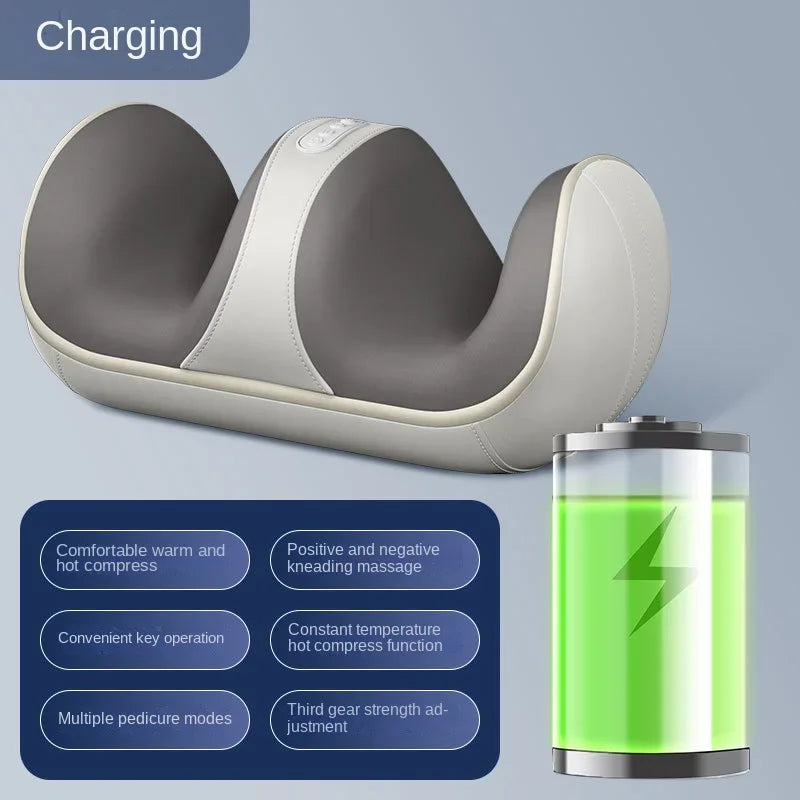 Calf Massager Remote Control Hot Compress Kneading The Soles of The Feet Home Leg Massager Multifunctional Foot Massage