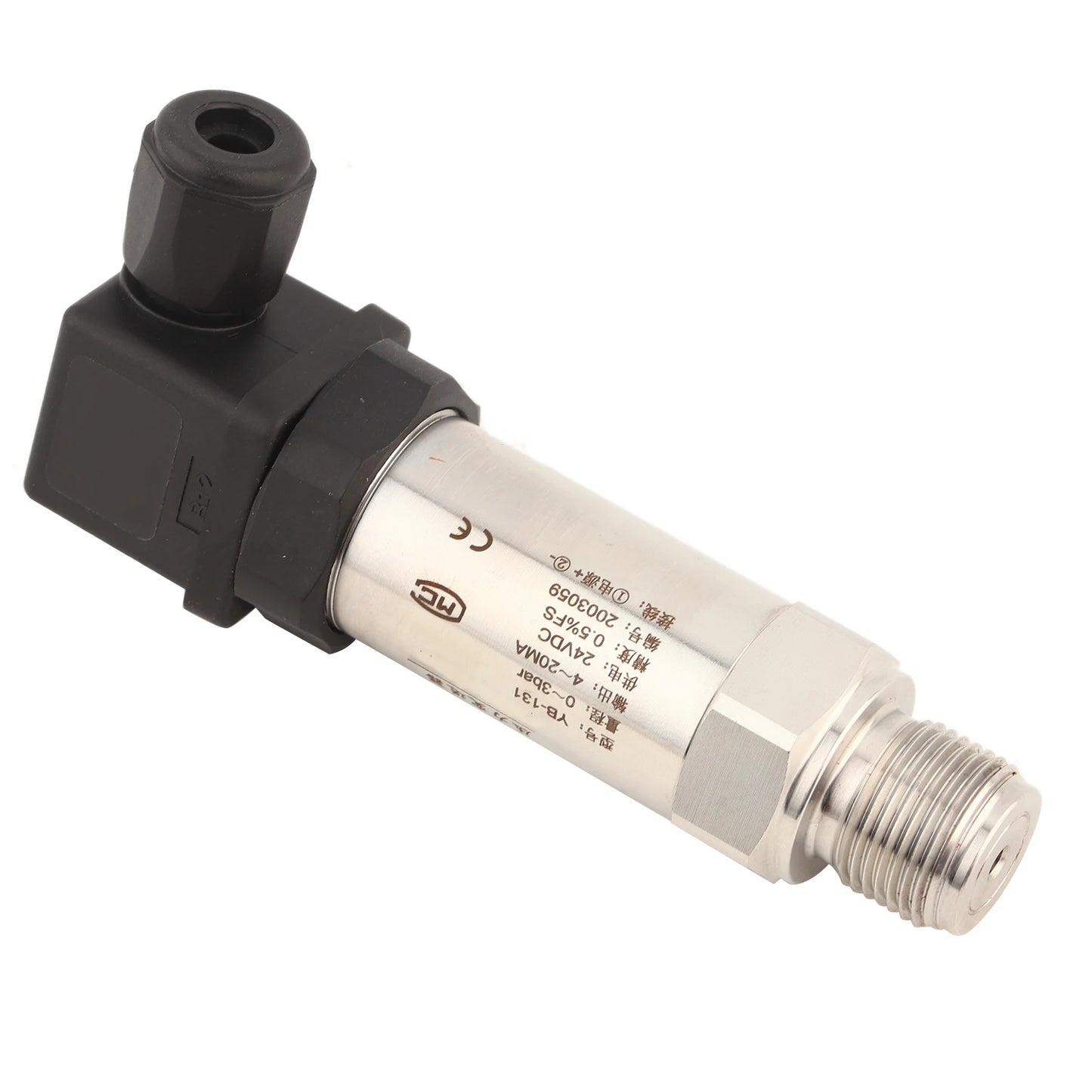 24VDC 0-3bar Silicon Pressure Transmitter Transducer 4-20mA Output Transmitter Pressure Sensor For Water Gas Oil