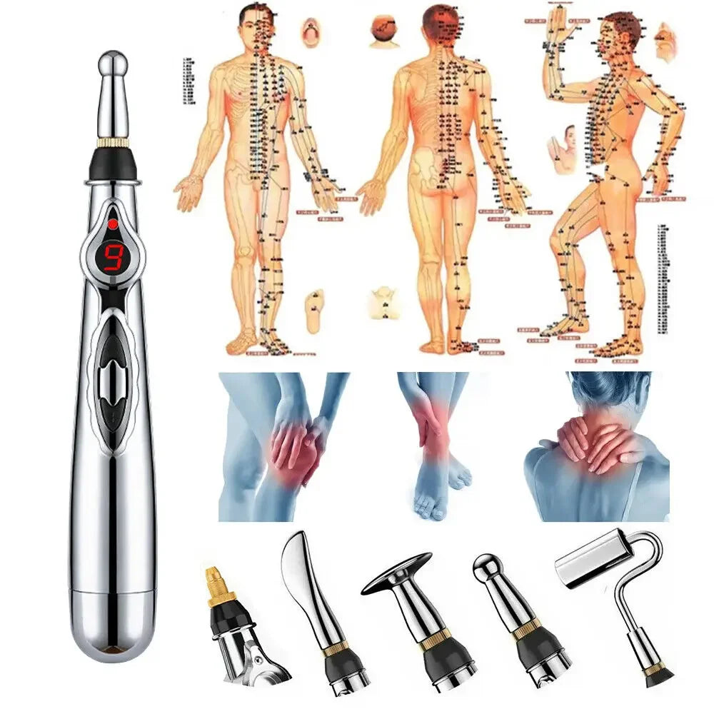 Therapy Electronic Acupuncture Pen Meridian Energy Heal Massage Pain Relief