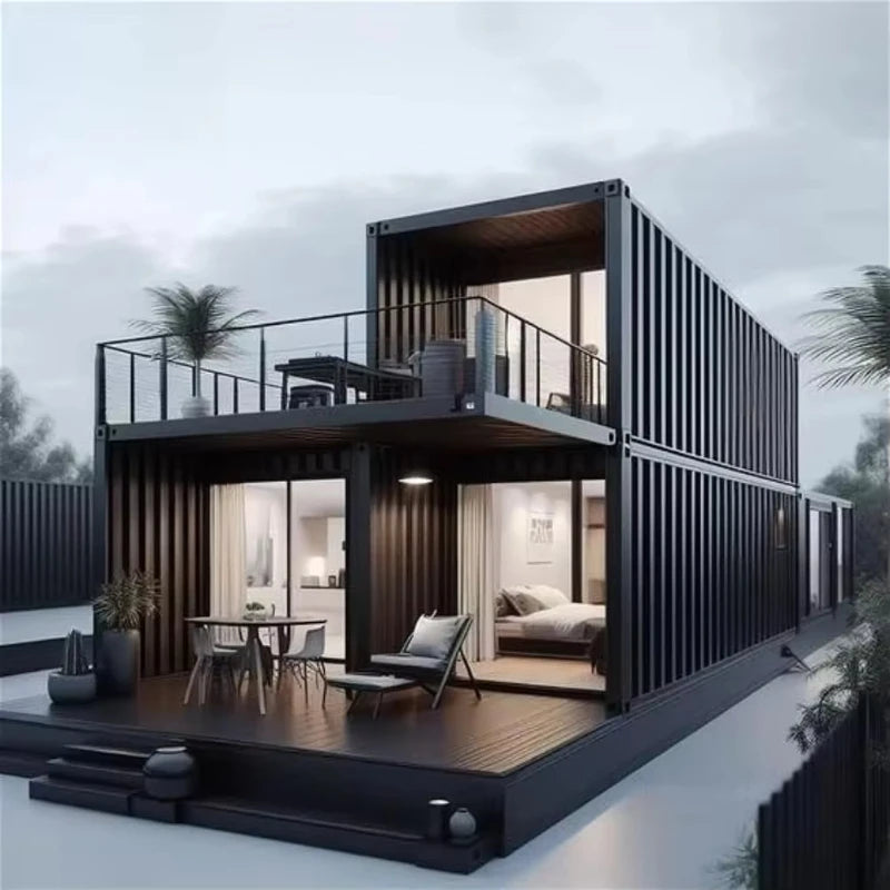 Space Saving Foldable Container House With Excellent Mobility and Stacking Capability Perfect for Pop up Stores