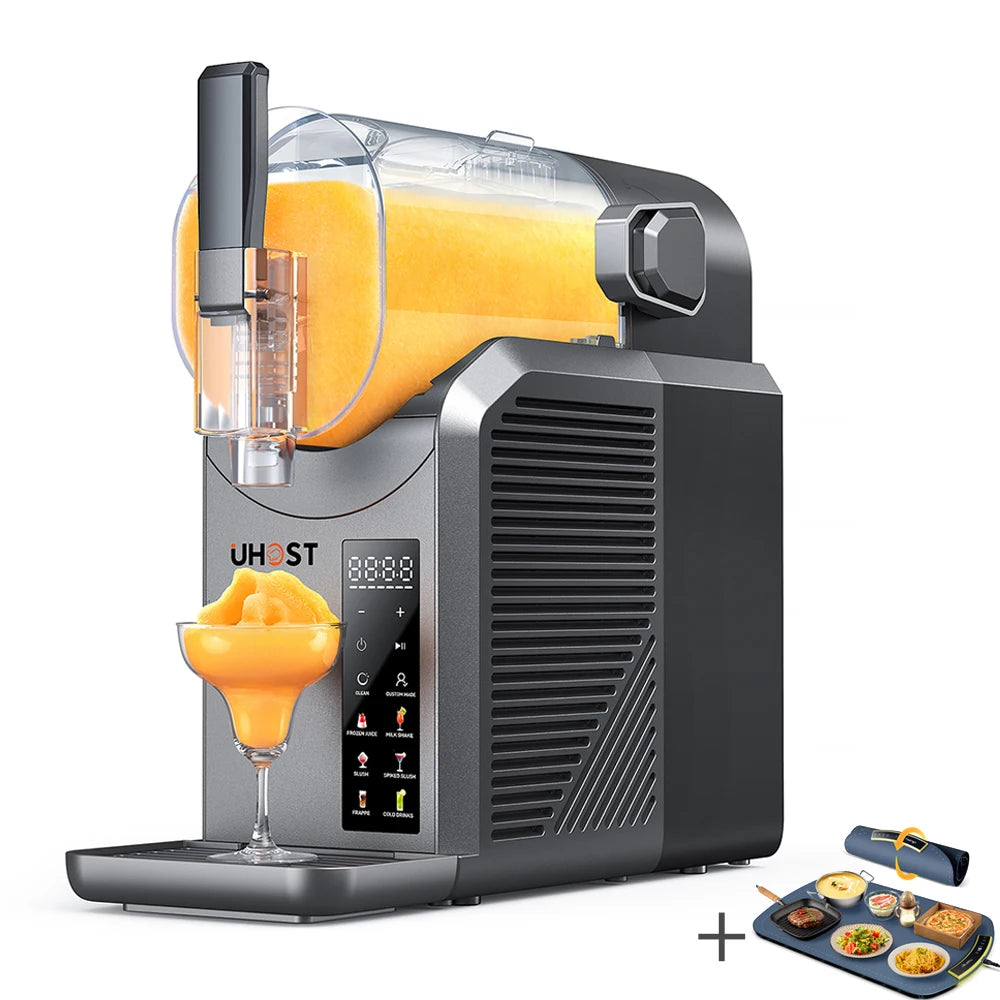 No Ice Needed Slushie Machine 72 oz Frozen Drink Maker Fast Freezing Slushy Machine Self-Cleaning 40dB Quiet Operation for Home