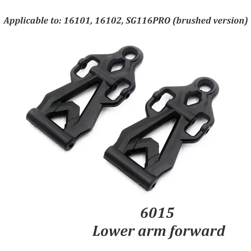 SCY 16101 16102 SG116PRO High-speed 50KM/H RC Original Parts Vehicle, Screw Rocker Arm, Steering Tie Rod Transmission Shaft Gear